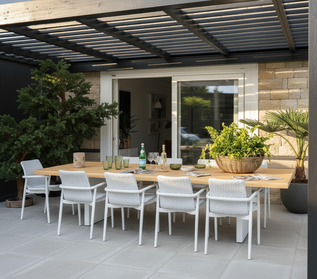 Planche | Ensemble de jardin Picasso 9 pièces