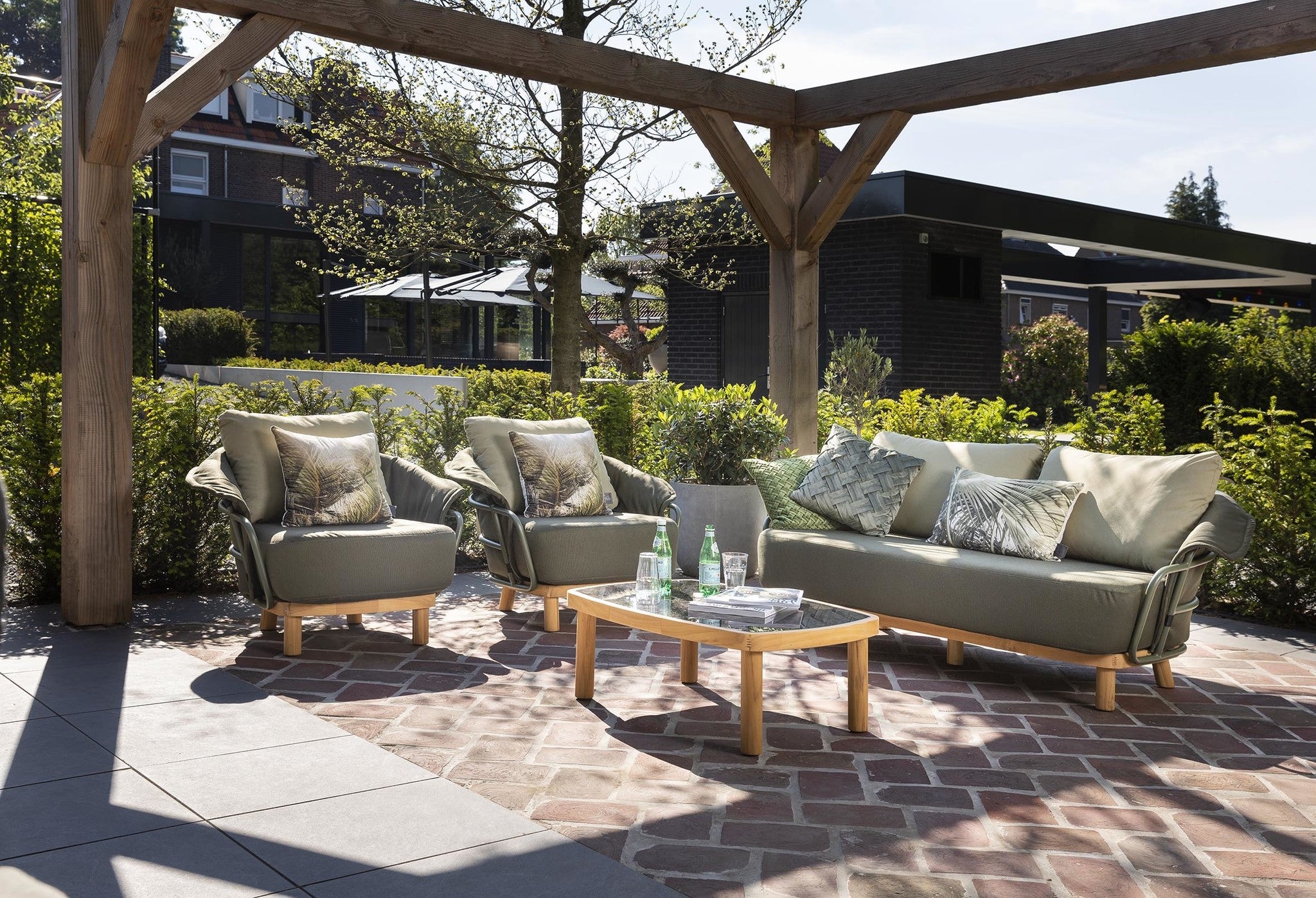 Allegre 4 pcs lounge set forest