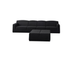 asiento loungebank met voetenbank