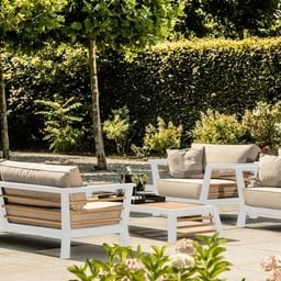 Guiño_Compania_ 4 pcs_lounge set_white_alu-sand-sfeer