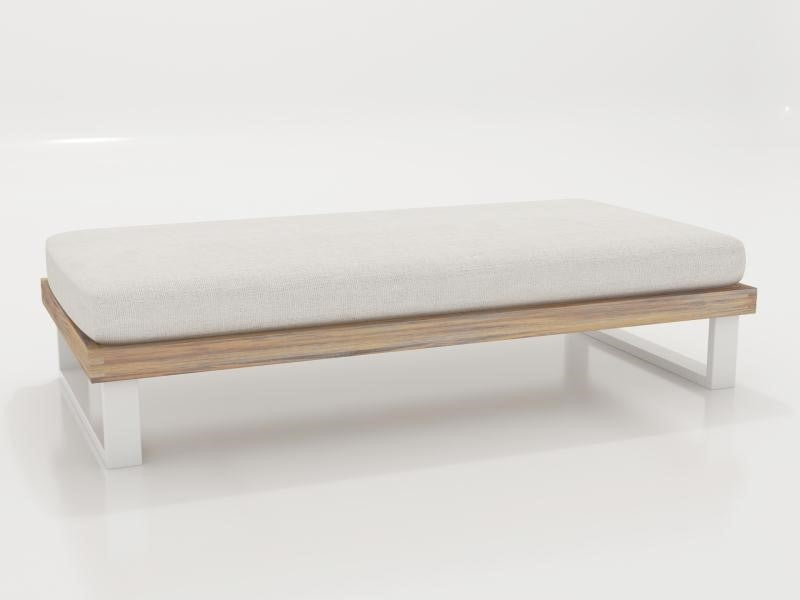 rectangular loungetable-footstool