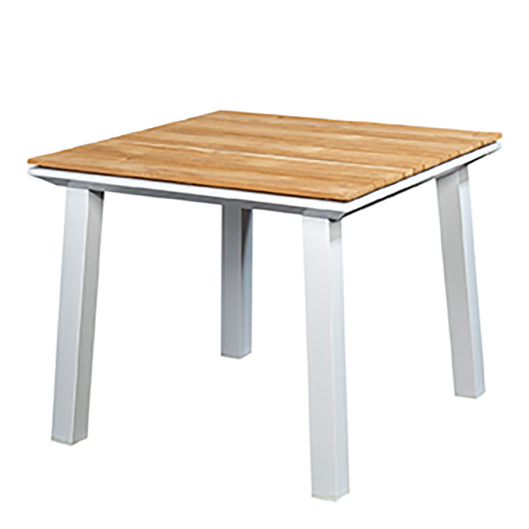 Soho table 90 aluteak white_145_1
